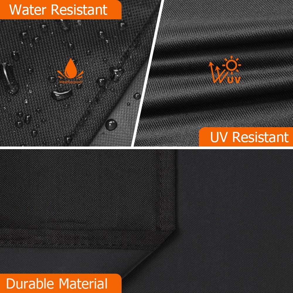 Barbeque Grill Covers  Waterproof BBQ Grill Cover Compatible for UV Resistant Gas Grill Cover Barbecue Grill Cover Waterproof Universal Drawstring Grille Stove Oven Guard Protector BBQ Accessories