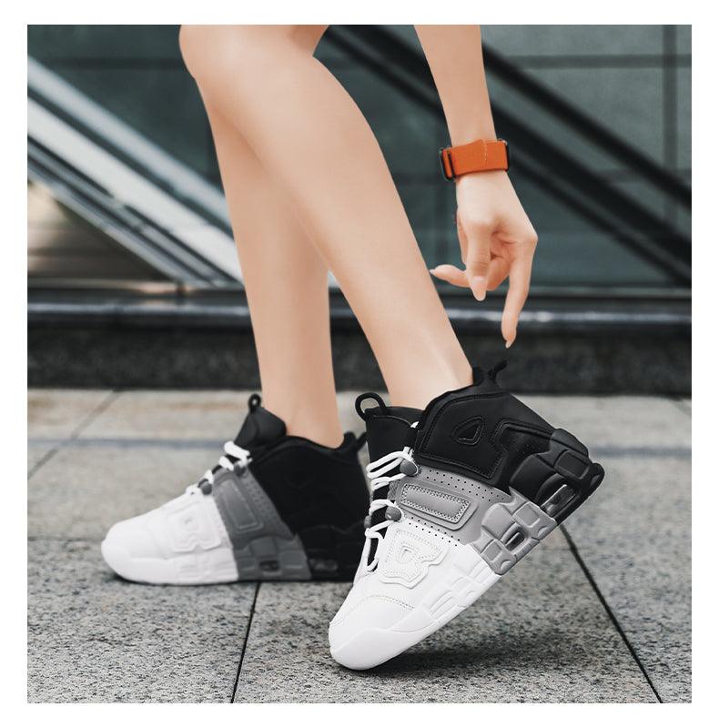 Basketball Mens Sneakers Sports Lace-up Outdoor Shoes For Men Luxury Design Men's Air Shoes Fashion Running Sneakers Non Slip Tennis Sport Athletic Walking Basketball Sneakers