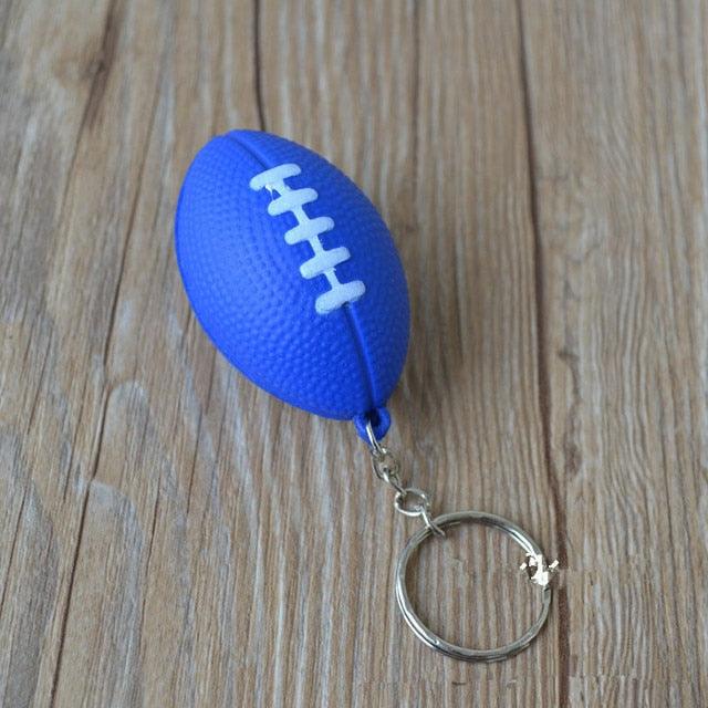 Basketball PU Keychain Toys Fashion Sport Key Chains Jewelry Gift for Boys Girls Football Basketball PU Keychain Toys Sports Item Key Chains