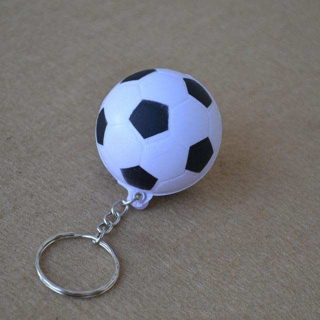 Basketball PU Keychain Toys Fashion Sport Key Chains Jewelry Gift for Boys Girls Football Basketball PU Keychain Toys Sports Item Key Chains