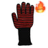 BBQ Gloves Silicone Heat-Resistant Glove Kitchen Microwave Oven Mitts 500 800 Degree Fireproof And Non-Slip Barbecue Gloves  Kitchen Gloves Long Wrist Protect Non-Slip Silicone for Barbecue Cooking