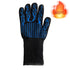 BBQ Gloves Silicone Heat-Resistant Glove Kitchen Microwave Oven Mitts 500 800 Degree Fireproof And Non-Slip Barbecue Gloves  Kitchen Gloves Long Wrist Protect Non-Slip Silicone for Barbecue Cooking