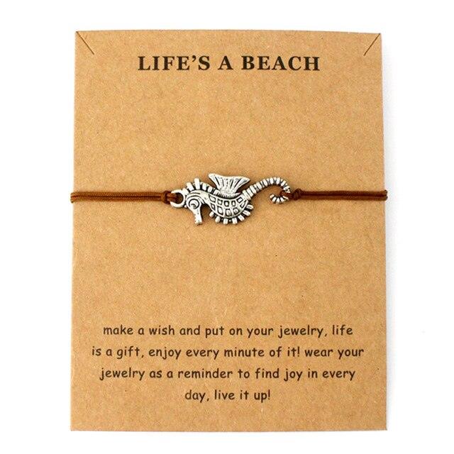 Beach Jewelry Silver Gold Sharks Fish Seahorse Starfish Whale Tale Charm Bracelets Starfish Anklets Conch Shell Rope Ankle Bracelet Beach Foot Jewelry For Women And Girls Charming Ocean Animals Shaped Jewelry