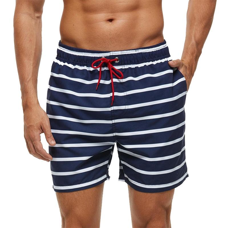 Beach Shorts Summer Quick Dry Men's Board Swimsuits Man Swim Trunks Surf Swimwear Male Athletic Running Gym Pants Men's Swim Trunks Quick Dry Swimming Shorts Beach Shorts with Mesh Lining