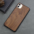 Beautiful Brown Mobile Phone Case Wooden Cover For iPhone 12 11 Pro 12 Pro Max Case Luxury Simple Wood Hard Case Cover For iPhone XS Max XR X Case