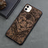 Beautiful Brown Mobile Phone Case Wooden Cover For iPhone 12 11 Pro 12 Pro Max Case Luxury Simple Wood Hard Case Cover For iPhone XS Max XR X Case