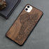 Beautiful Brown Mobile Phone Case Wooden Cover For iPhone 12 11 Pro 12 Pro Max Case Luxury Simple Wood Hard Case Cover For iPhone XS Max XR X Case