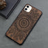 Beautiful Brown Mobile Phone Case Wooden Cover For iPhone 12 11 Pro 12 Pro Max Case Luxury Simple Wood Hard Case Cover For iPhone XS Max XR X Case