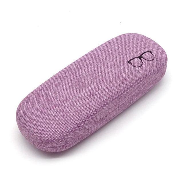 Beautiful Pink Fashion Portable Hard Case Sunglasses Holder Box Unisex Pouch Protector Eyeglasses Hard Shell Eyeglasses Glasses Case Linen Glasses Protective Case For Eyeglasses