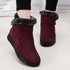 Beautiful Red Womens Ankle Boots New Fashion Waterproof Platform Winter Warm Snow Boots Outdoor Warm Mid-Calf Boot Non-Slip Water Resistant Winter Cold Weather Elegant Shoes - STEVVEX Shoes - 106, Business Shoes, Comfortable Shoes, Elegant Sport Shoes, Fur Shoes, Non Slip Shoes, Shoes, Shoes For Winter, Snow Boots, Snow Shoes, Street Sports Shoes, Walking Shoes, Waterproof Shoes, Winter Boots, Women Boots, Women's Snow Boots, Womens Shoes, Womens Sport Shoes - Stevvex.com