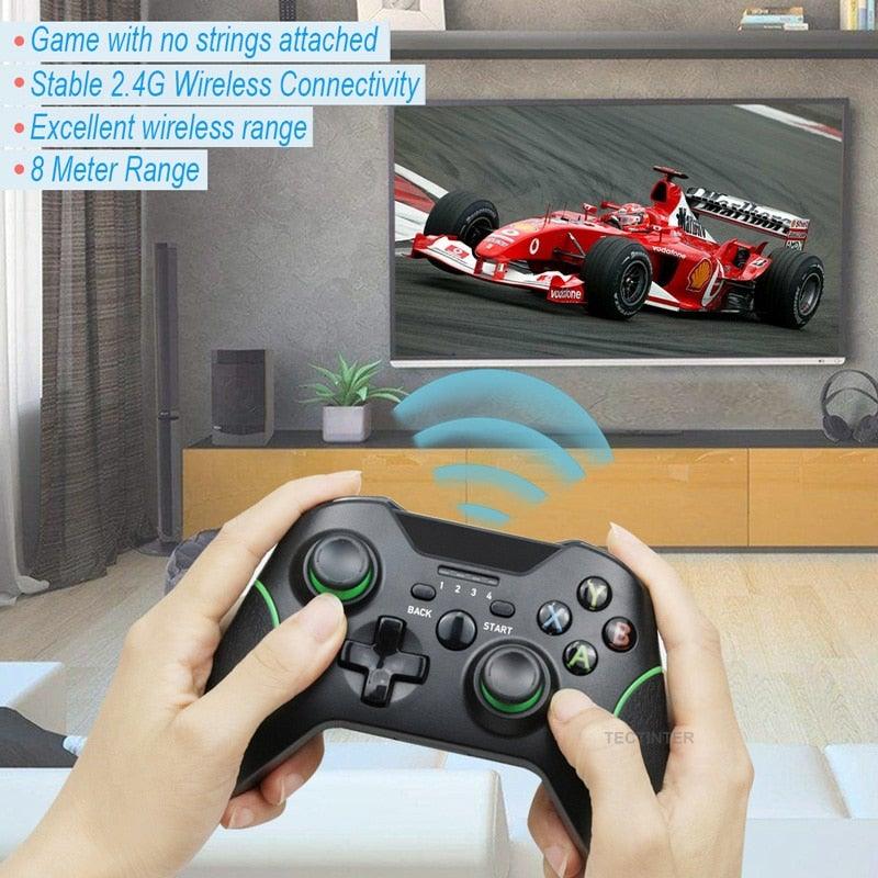 Best Quality Black 2.4G Wireless Joystick Gamepad Controller Compatible With Pc Smartphones Tablets Laptops Monitors - STEVVEX Game - 221, all in one game controller, best quality joystick, black gamepad, bluetooth support available, bluetooth wireless gamepad, classic games, classic joystick, compatible with mobile phone, controller for mobile, controller for pc, game, Game Controller, Game Pad, game pad for phone, Game Pads for mobile, joystick, joystick for games, joystick game - Stevvex.com