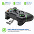 Best Quality Black 2.4G Wireless Joystick Gamepad Controller Compatible With Pc Smartphones Tablets Laptops Monitors - STEVVEX Game - 221, all in one game controller, best quality joystick, black gamepad, bluetooth support available, bluetooth wireless gamepad, classic games, classic joystick, compatible with mobile phone, controller for mobile, controller for pc, game, Game Controller, Game Pad, game pad for phone, Game Pads for mobile, joystick, joystick for games, joystick game - Stevvex.com