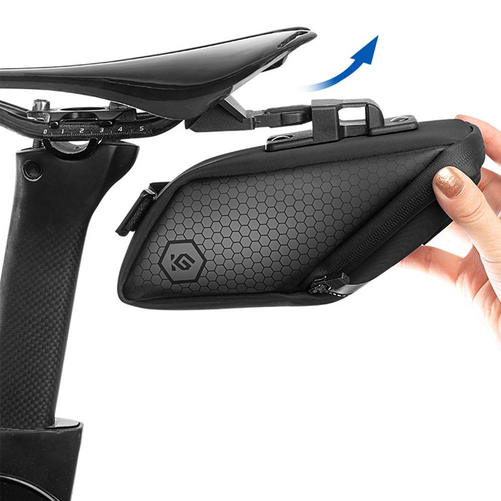 Bicycle  Bag For Reflective Rear Seat Bike Bag Rainproof Reflective Light Cycling Bag Bicycle Accessories Bike Bag Under Seat Bicycle Seat Bag Ultralight Cycling Seat Pack Pouch