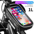 Bicycle Bag Phone Bag Waterproof Front Frame Cycling Bag Sensitive Touch Screen Road Bike Bag Bicycle Phone Bag Bike Phone Holder EVA Waterproof Handlebar Bag With Sensitive Bike Phone Front Frame Bag Bicycle Bag Phone Mount Top Tube Bag Bike 6.0-7.4 Inch