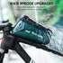 Bicycle Bag Phone Bag Waterproof Front Frame Cycling Bag Sensitive Touch Screen Road Bike Bag Bicycle Phone Bag Bike Phone Holder EVA Waterproof Handlebar Bag With Sensitive Bike Phone Front Frame Bag Bicycle Bag Phone Mount Top Tube Bag Bike 6.0-7.4 Inch