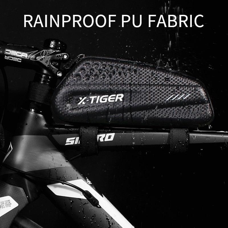 Bicycle Bag Rainproof Road Bike Bag 1.2L Large Capactity Cycling Seat Post Rear Bag For Bicycle Accessories Bike Bag Bicycle Under Seat Pouch Cycling Wedge Pack For Mountain Road Cycling Accessories Storage