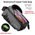 Bicycle Bag Reflective Front Top Frame Tube Bag Ultralight Portable Bike Big Capacity Pocket Cycling Accessories Top Tube Bike Bag Waterproof Bike Front Frame Bike Bag Bicycle Top Tube Bag Cycling Accessories