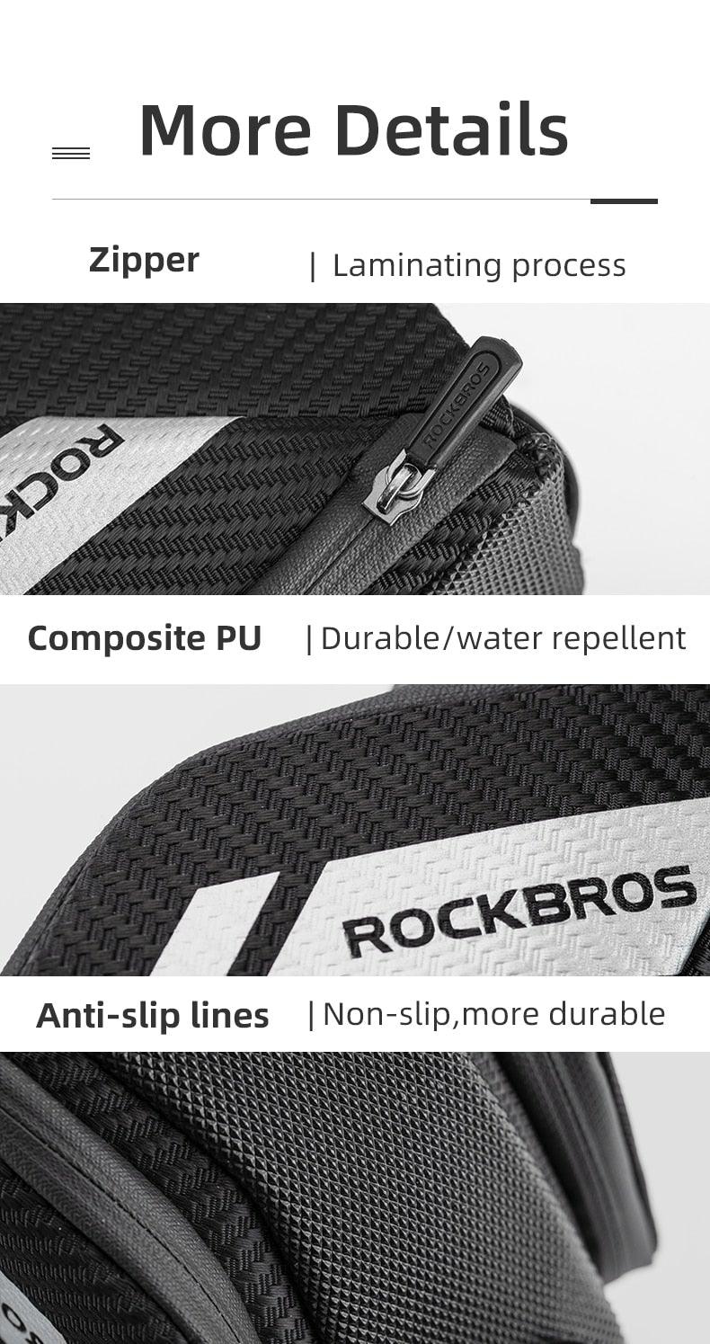 Bicycle Bag Water Repellent Durable Reflective Road Bike With 1.5L Water Bottle Pocket Bike Bag Accessories Bike Saddle Bag Bike Seat Bag With Water Bottle Holder Bicycle Bag Under Seat Waterproof For Road Bike