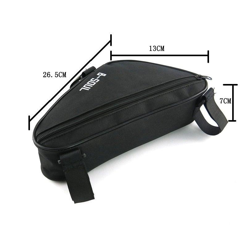 Bicycle Bag Waterproof Bike Triangle Bag Storage Mobile Phone Cycling Bag Bike Tube Pouch Holder Accessories Bike Frame Storage Bag Water Resistant Cycling Handlebar Top Tube Bag Under Seat Pouch Strap-On Adjustable Install Position