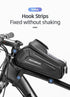 Bicycle Bag Waterproof Touch Screen Cycling Bag Top Front Tube Frame Road Bike Bag 6.5 Phone Case Bike Accessories Bike Phone Top Tube Bag Bicycle Front Frame Storage Bag Cell Phone Mount Holder Bag Case With Touch Screen Waterproof