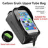 Bicycle Bag Waterproof Touch Screen Cycling Bag Top Front Tube Frame Road Bike Bag 6.5 Phone Case Bike Accessories Bike Phone Top Tube Bag Bicycle Front Frame Storage Bag Cell Phone Mount Holder Bag Case With Touch Screen Waterproof