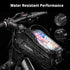 Bicycle Bag Waterproof Touch Screen Cycling Bag Top Front Tube Frame Road Bike Bag 6.5 Phone Case Bike Accessories Bike Phone Top Tube Bag Bicycle Front Frame Storage Bag Cell Phone Mount Holder Bag Case With Touch Screen Waterproof