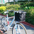 Bicycle Basket Handlebar Cycling Carryings Holder Bike Riding Pouch Cycle Biking Front Baggage Bag Load Bike Basket Detachable Bicycle Basket Folding Small Pet Cat Dog Carrier Front Handlebar Basket For Most Mountain Bikes And Bicycles Easy Install