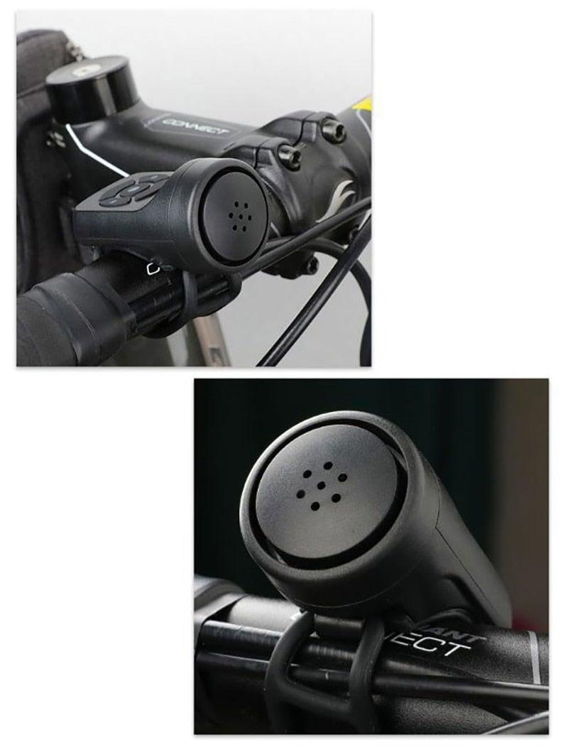 Bicycle Charging Horn Super Loud Bells Mountain Bike Electric Bells USB Charge Bells Bicycle Riding Equipment Accessories Electric Bike Horn USB Rechargeable Bicycle Bell Invisible Cycling Alarm Loud Horn Alert Ring For Mountain