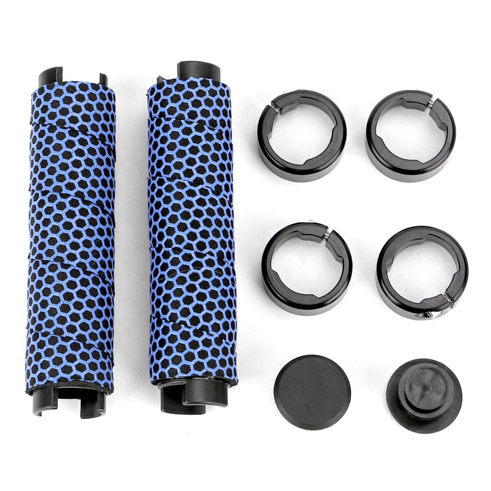 Bicycle Eco Grips Anti-Skid Bar End Comfy Hand Feel Road Cycling Handlebar Cover Grips Double Lock On Bicycle Handlebar Soft Non-Slip Locking Bike Grips Comfortable And Shock Absorption For Mountain Beach Cruiser Scooter Folding Bike