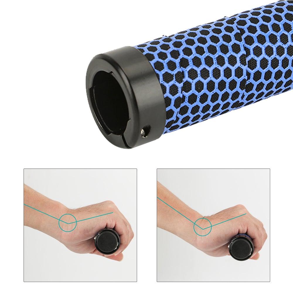 Bicycle Eco Grips Anti-Skid Bar End Comfy Hand Feel Road Cycling Handlebar Cover Grips Double Lock On Bicycle Handlebar Soft Non-Slip Locking Bike Grips Comfortable And Shock Absorption For Mountain Beach Cruiser Scooter Folding Bike