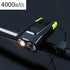 Bicycle Front Light USB Rechargeable Smart Headlight With Horn LED Bike Lamp Headlight Waterproof Bicycle Light With Horn Speaker Touch Switch USB Power Display 4000mAh