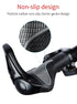 Bicycle Grips Rubber Handle Anti-Skid Cycling Handlebar Cuffs Lock Aluminum Alloy Bike Lock-On Mountain Bike Grips Bicycle Handlebar Locking Grips Non-Slip Handle Grips