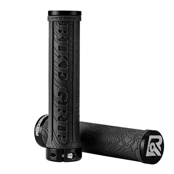 Bicycle Grips Rubber Handle Anti-Skid Cycling Handlebar Cuffs Lock Aluminum Alloy Bike Lock-On Mountain Bike Grips Bicycle Handlebar Locking Grips Non-Slip Handle Grips