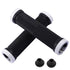 Bicycle Grips Rubber Handle Anti-Skid Cycling Handlebar Cuffs Lock Aluminum Alloy Bike Lock-On Mountain Bike Grips Bicycle Handlebar Locking Grips Non-Slip Handle Grips