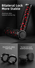 Bicycle Grips Rubber Handle Anti-Skid Cycling Handlebar Cuffs Lock Aluminum Alloy Bike Lock-On Mountain Bike Grips Bicycle Handlebar Locking Grips Non-Slip Handle Grips