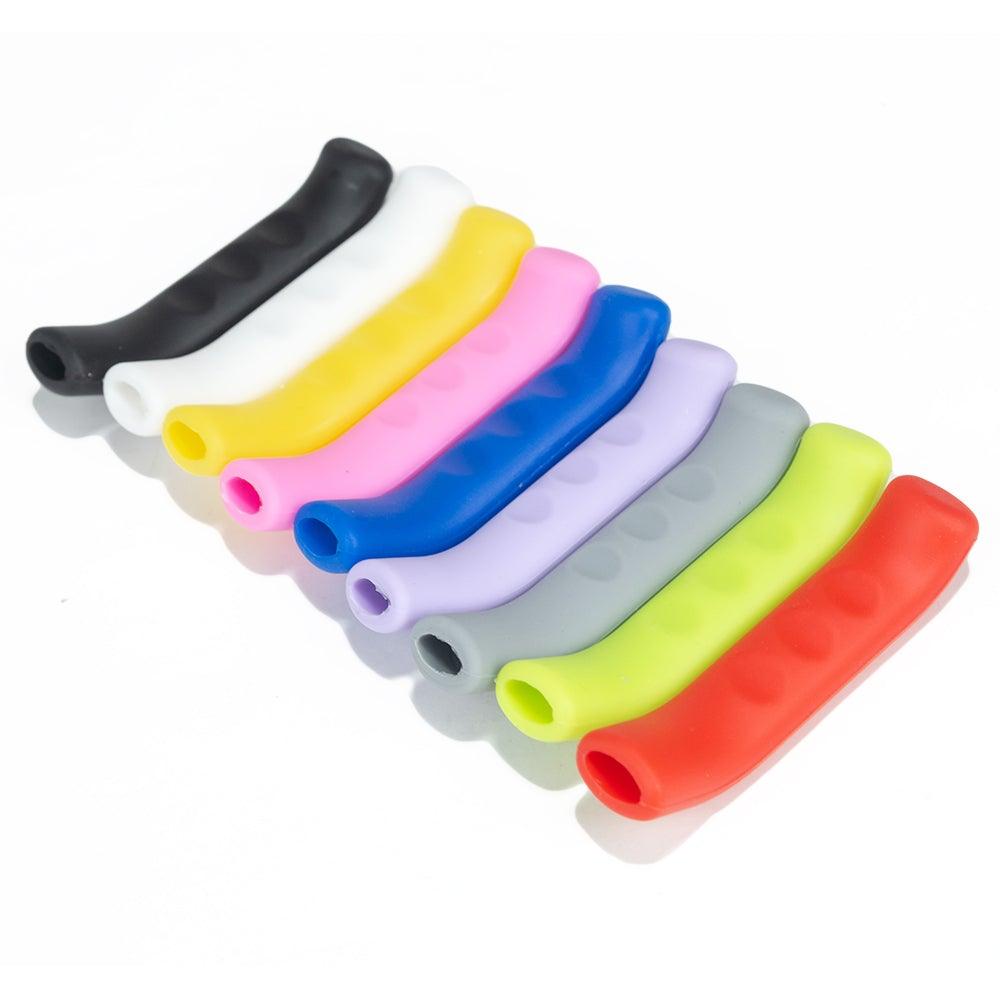 Bicycle Handle Bar Grips Cover Brake Handle Mountain Bike Cycling Silicone Anti-slip Handlebar Soft Grip Brake Silicone Covers Sleeves Waterproof Mountain Road Bike Brake Handle Protector