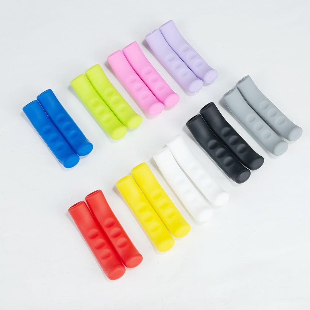 Bicycle Handle Bar Grips Cover Brake Handle Mountain Bike Cycling Silicone Anti-slip Handlebar Soft Grip Brake Silicone Covers Sleeves Waterproof Mountain Road Bike Brake Handle Protector