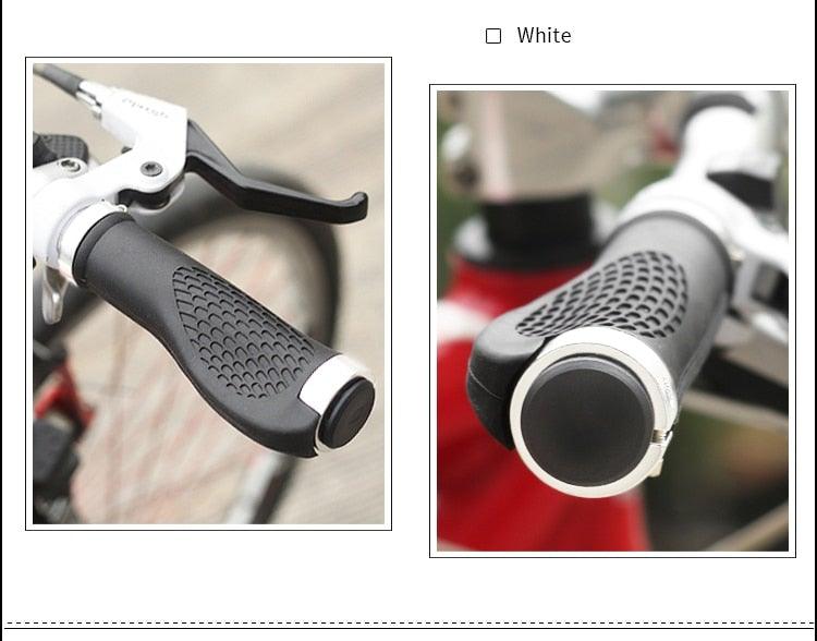 Bicycle Handlebar Cover Bike Grips Bicycle Mountain Grips Aluminum Anti-Slip Handle Bike Double Aluminum Clamp Lock On Grips For Mountain Bike Handle Bar Ends Bike Grips Comfort Ergo Handlebar Grip Designed For Cycling