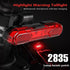 Bicycle Lights Waterproof Riding Rear Light Usb Rechargeable Mountain Bike Headlight Cycling Light Tail-Lamp Bright Bicycle Rear Cycling Safety Flashlight