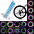 Bicycle Spoke Light Motorcycle Bike Tire Wheel Lights Flash Spoke Light Lamp Outdoor Cycling LED Bicycle Spoke Tire Light With 32 LED Changes Patterns Bicycle Rim Lights