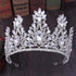 Big Crystal Tiaras Wedding Crown For Brides Women Hair Accessories Headpieces Princess Pageant Crystal Crown Pageant Bridal Wedding Hair Jewelry Accessories Headdress Crystal Crown Pageant Bridal Wedding Hair Jewelry Accessories Headdress