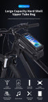 Bike Bag 1.8L Frame Front Tube Cycling Bag Bicycle Waterproof Phone Case Holder Touchscreen Bag Accessories Universal Bicycle Handlebar Bag Top Tube Bike Bag Bicycle Bag Top Tube Bag Bike Phone Case Holder Compatible With Smartphones