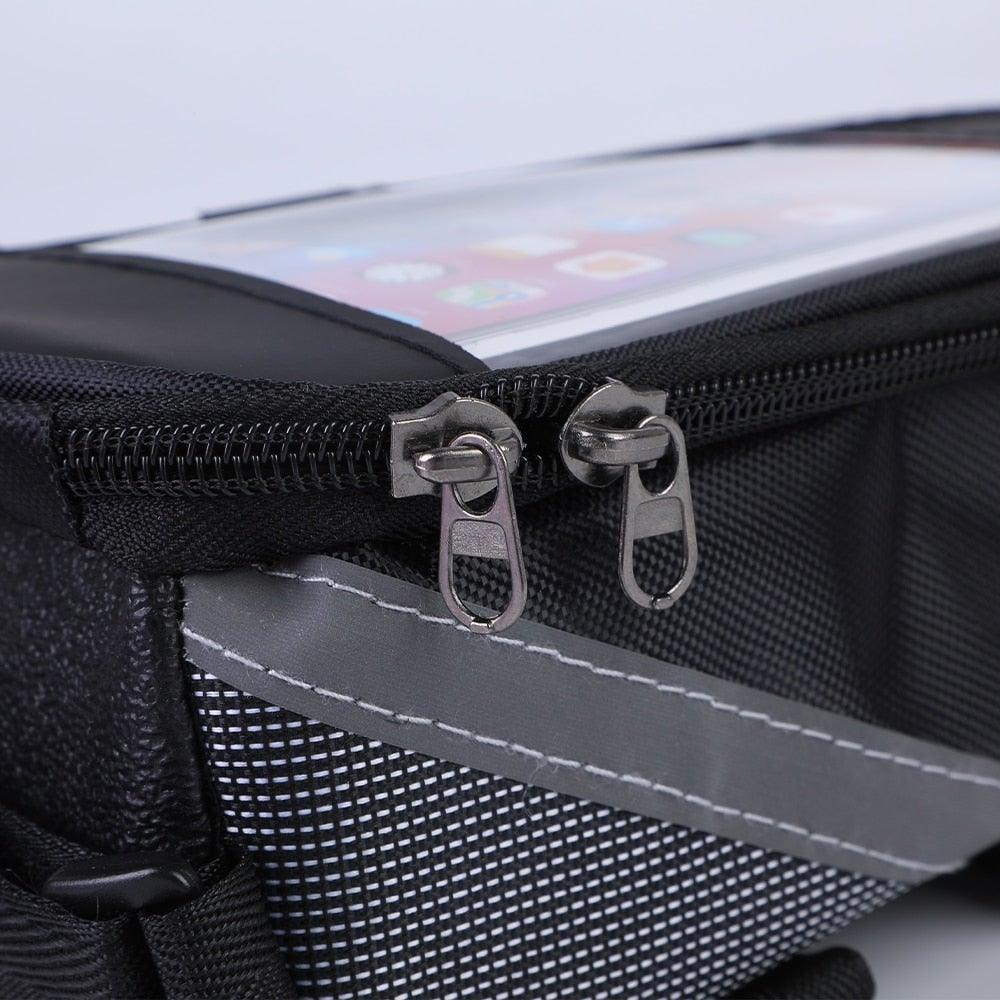 Bike Bag Bicycle Bag Phone Case For Bicycle Cycling Mobile Bike Accessories Head Tube Cell Mobile Phone Bag Case Waterproof Bike Handlebar Bag Bicycle Phone Mount Bicycle Phone Mount Holder Pouch Bag Cycling Frame