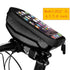 Bike Bag Frame Front Top Tube Waterproof Hard Shell Cycling Bag Touch Screen Phone Case Bicycle Accessories Bike Phone Mount Bag Cycling Waterproof Front Frame Top Tube Handlebar Bag With Touch Screen Holder Case