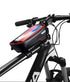 Bike Bag Frame Front Top Tube Waterproof Hard Shell Cycling Bag Touch Screen Phone Case Bicycle Accessories Bike Phone Mount Bag Cycling Waterproof Front Frame Top Tube Handlebar Bag With Touch Screen Holder Case