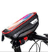 Bike Bag Frame Front Top Tube Waterproof Hard Shell Cycling Bag Touch Screen Phone Case Bicycle Accessories Bike Phone Mount Bag Cycling Waterproof Front Frame Top Tube Handlebar Bag With Touch Screen Holder Case