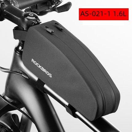 Bike Bag Waterproof Reflective Front Top Frame Tube Bag Large Capacity Ultralight Bicycle Bag Cycling Bike Top Tube Bag Front Frame Bag Water-resistant Bike Storage Bag Large Bike Pouch