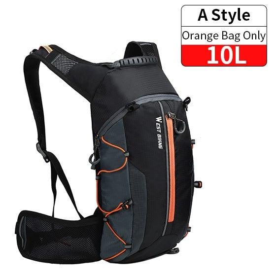 Bike Bags Portable Waterproof Backpack Cycling Water Bag Outdoor Sport Climbing Hiking Pouch Hydration Backpack  Bike Backpack  Mountain Biking Daypack Cycling Hiking Bicycle 10L