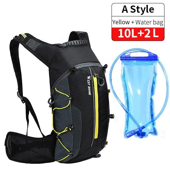 Bike Bags Portable Waterproof Backpack Cycling Water Bag Outdoor Sport Climbing Hiking Pouch Hydration Backpack  Bike Backpack  Mountain Biking Daypack Cycling Hiking Bicycle 10L