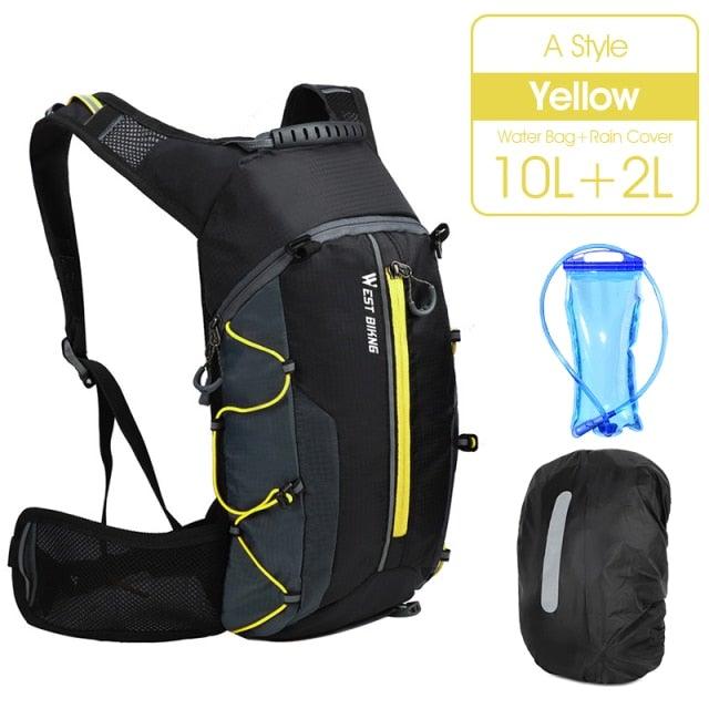 Bike Bags Portable Waterproof Backpack Cycling Water Bag Outdoor Sport Climbing Hiking Pouch Hydration Backpack  Bike Backpack  Mountain Biking Daypack Cycling Hiking Bicycle 10L